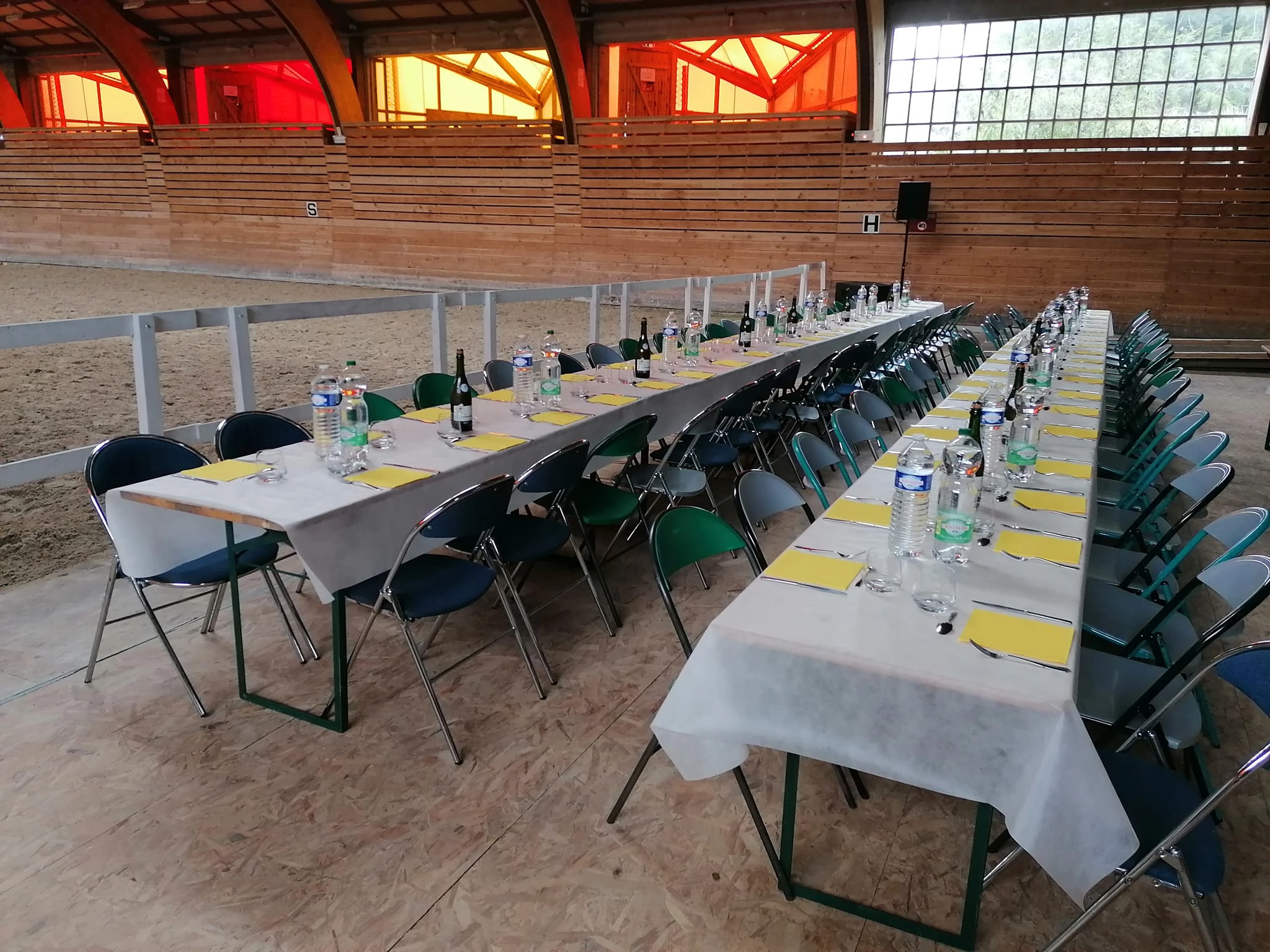 Organisation d'un repas pour les cavaliers du hara de lamballe